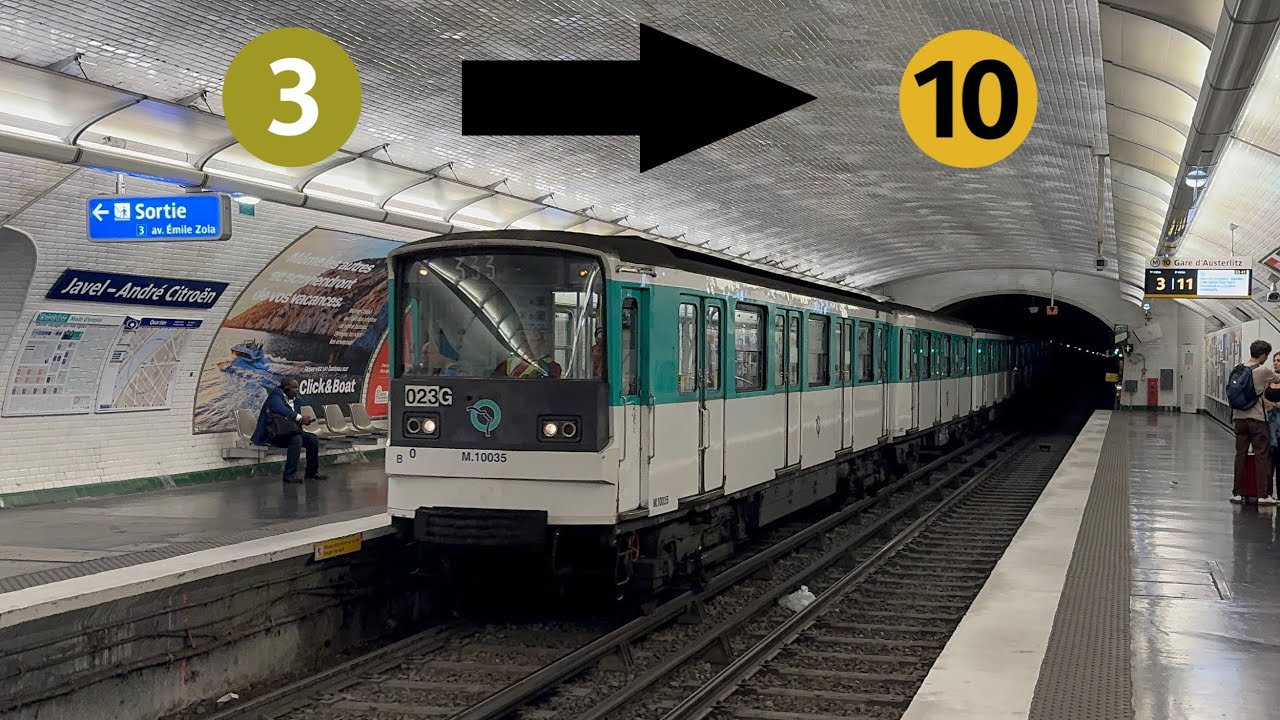 [RATP]Les MF67 de la 3 en acheminement ￼sur la ligne 10 du Métro 🚇