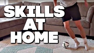 FOOTBALL TRAINING at HOME for Kids | Soccer / Football practice drills you can do at home screenshot 1