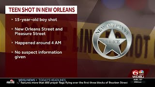 15-year-old shot