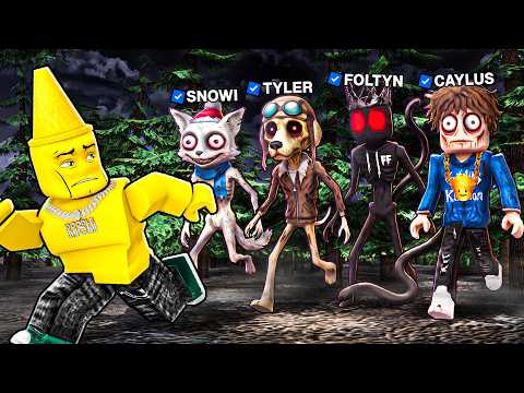 I Added Every YouTuber to My Roblox Horror Game..