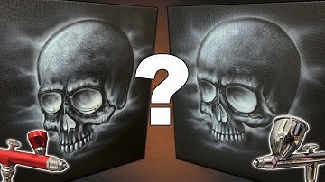 Basic Skull Art Airbrush Comparison | Cheap Vs Branded