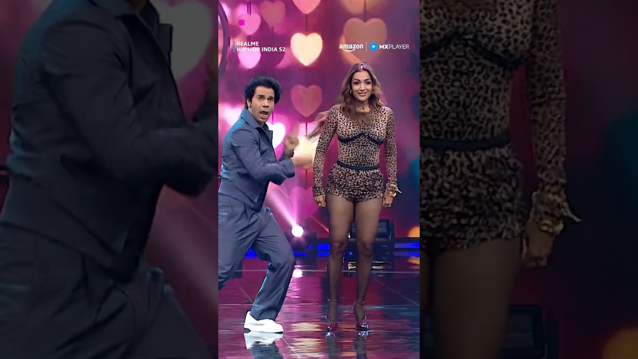Malaika Arora & Rajkummar Rao’s Duet Dance Steps💖|New Song| Realme Hip Hop India S2 #amazonmxplayer