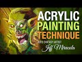 It's a Goblin! Acrylic Painting Technique by Fantasy Artist Jeff Miracola
