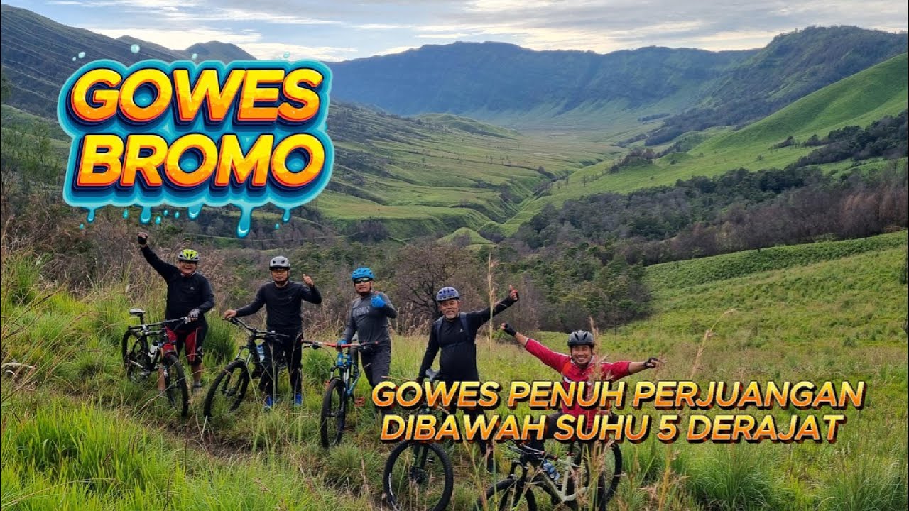 GOWES DI ATAS AWAN! 🚵‍♂️ Menaklukkan Jalur Gunung Bromo | Pemandangan GILA!
