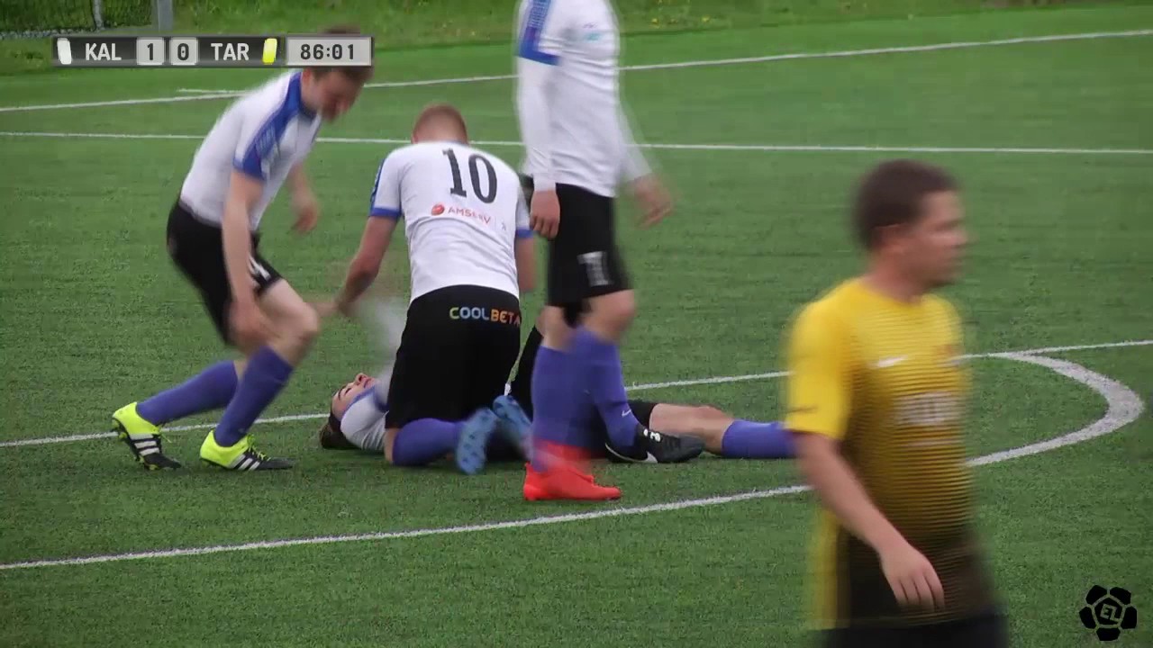 Esiliiga Xiii Voor Jk Tallinna Kalev 1 0 Rakvere Jk Tarvas Youtube