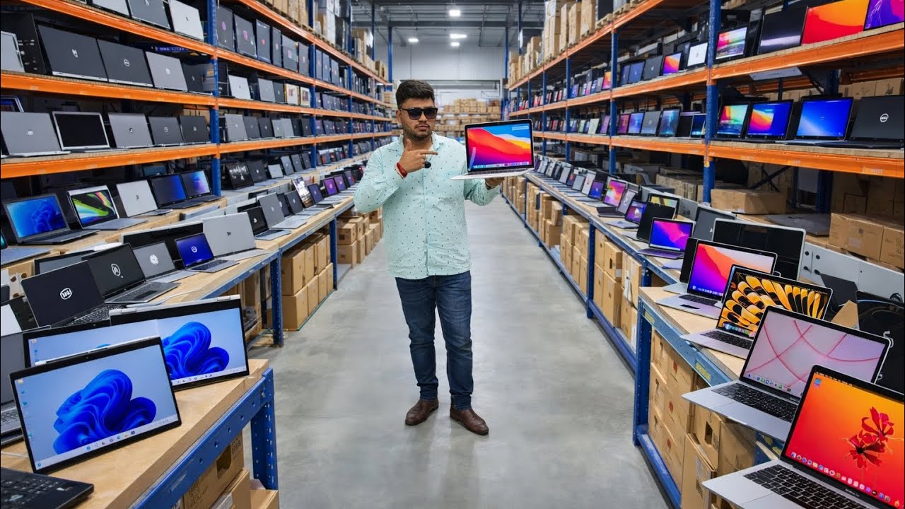 Second Hand Laptop & MacBook सिर्फ ₹1,000 में! Nehru Place Laptop Market