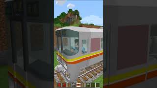 COMO HACER UN TREN CASA MINECRAFT #minecraftcasa #minecraftconstrucciones #minecraftsurvival