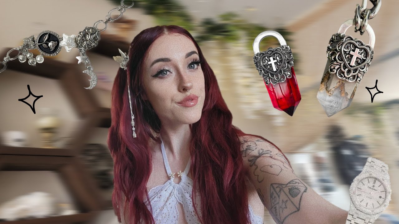asmr ִֶָ 𓂃⊹ ִֶָ  my most unique (+ slightly chaotic) jewelry pieces