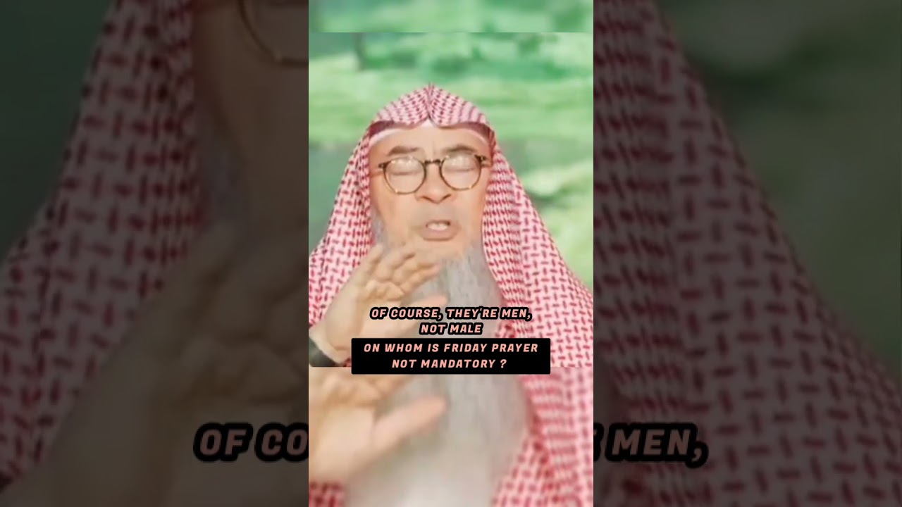 On whom is Friday prayer not mandatory? 