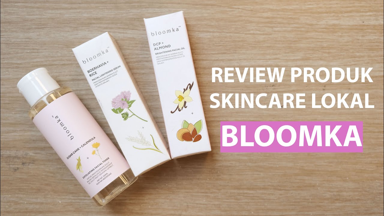 Review Skincare BLOOMKA Sugar Cane Exfoliating Toner, Boerhavia