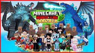 100 DAYS I WAS CURSED TO BE GODZILLA IN HARDCORE MINECRAFT SURVIVAL VS 100 POLICE YOUTUBERS