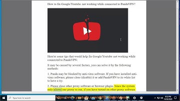 Fix Google/YouTube not working while connected to PandaVPN