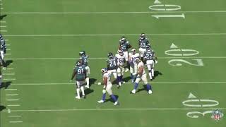 2020 Rams bootleg keeper with late down flat vs PHI