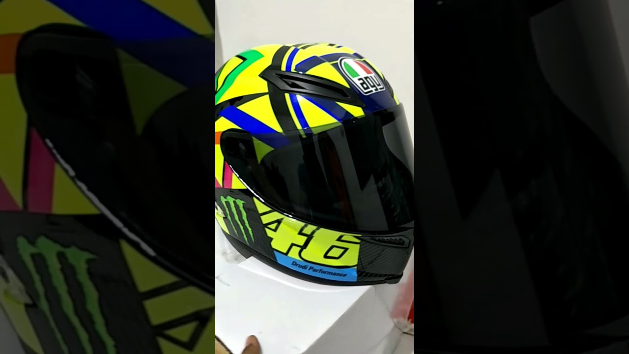 Helm dgl motif AGV pista soleluna 