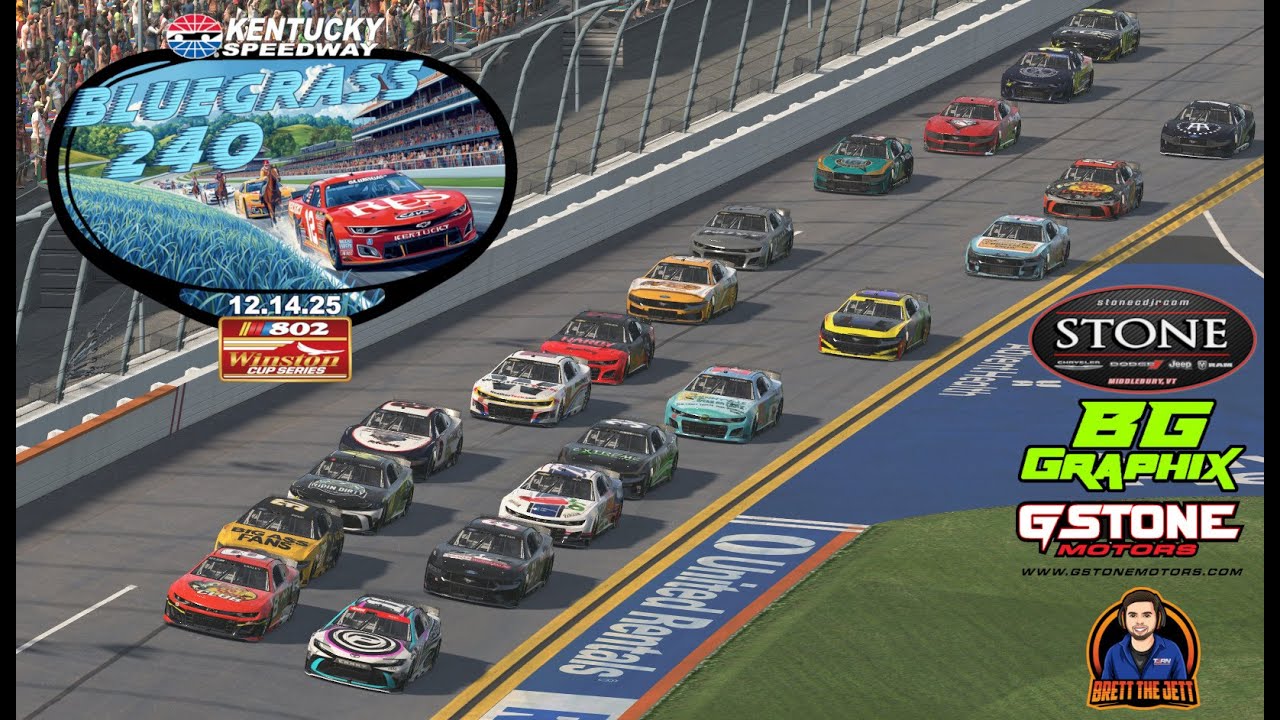 Blue Grass 240 at Kentucky Speedway | Winston Next Gen Series | 802 iRacing League