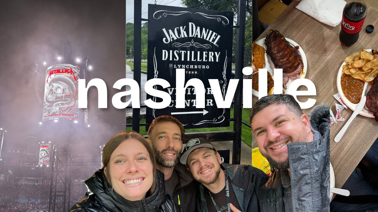 DÍA 3 | Road Trip ESTADOS UNIDOS. 🍁 Jack Daniel's Distillery y concierto de Metallica en Nashville