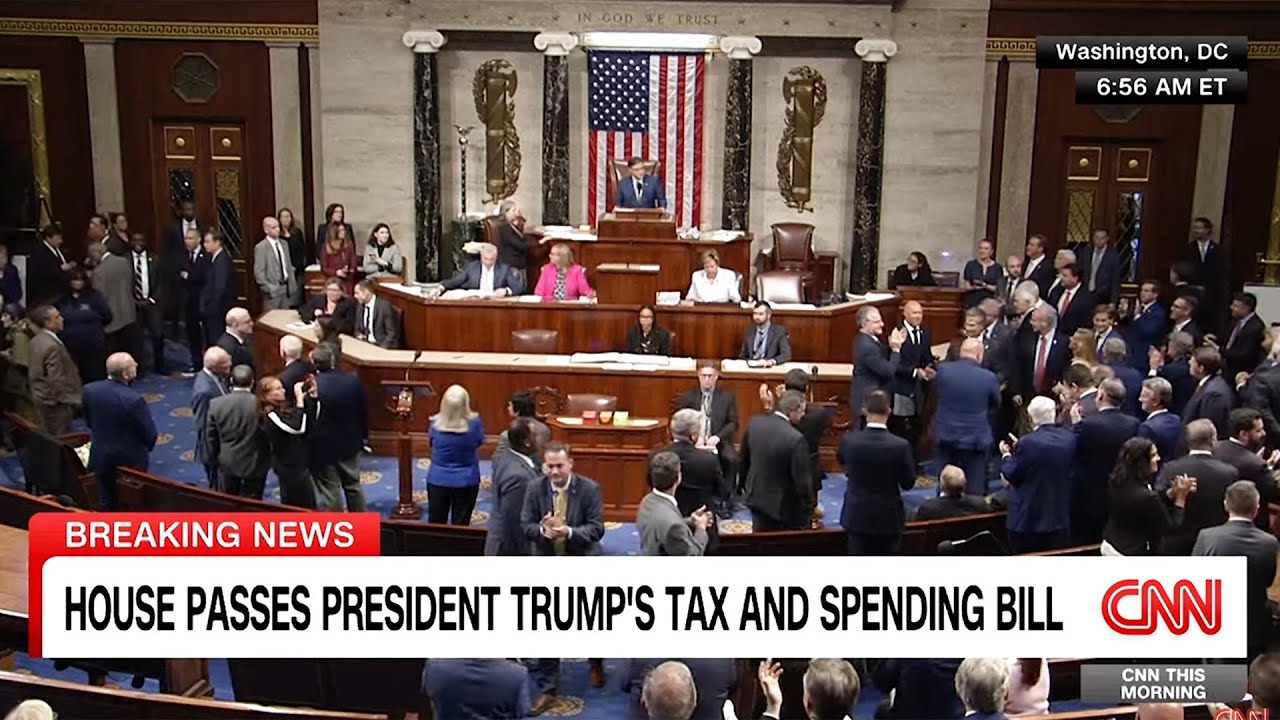House passes Trump tax cuts at 4am, “USA, USA” CHANTS