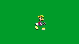 Chromakeypixel Art Rayman Walking - Green Screen