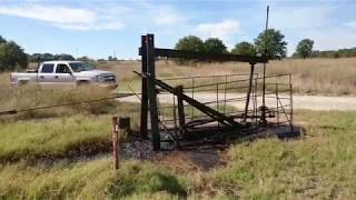 1930's Central Power with 7 Oklahoma Pattern Oilfield Pump Jacks, Coline B Lease