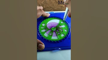 Easy Mandala Drawing for Beginners | Step-by-Step Relaxing Art 💖 #asmr #spirograph #art #calming