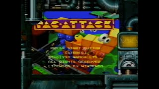 Pac-Attack (test Super Nintendo) - GamesMaster 1993 (Channel 4)