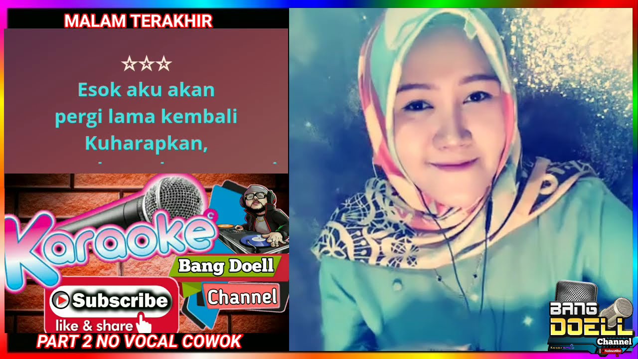MALAM TERAKHIR KARAOKE DANGDUT Duet Bersama Artis Smule NO VOCAL