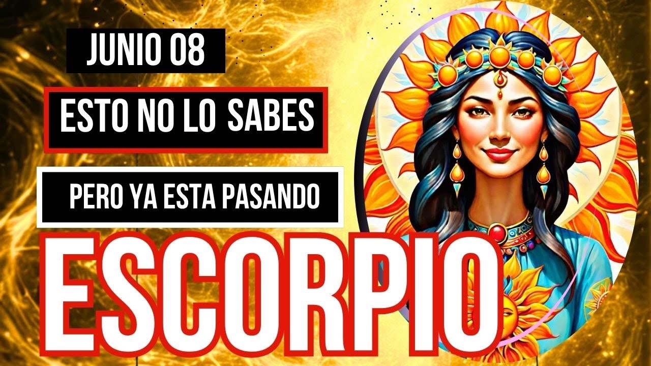 ♏️ESCORPIO ESTO YA ESTÁ PASANDO TU VIDA DA UN GIRO PODEROSO - YouTube