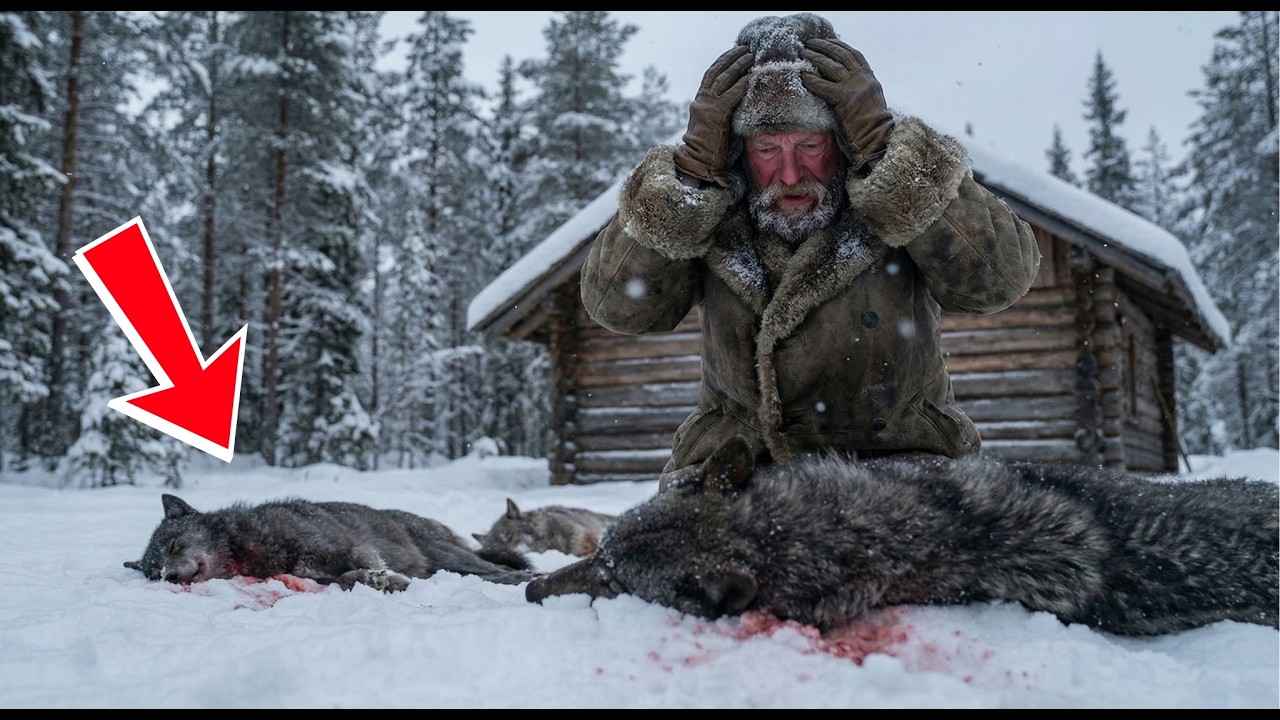 Старый егерь хотел жить один, пока умирающая стая не рухнула у его двери.