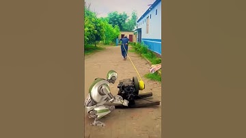 रोबोट ने किया कुछ ऐसा जिसकी 😇 कल्पना नहीं की जा सकती! #robot  #ai #funny  #new  😂 robot 😝 कल्पना 😯