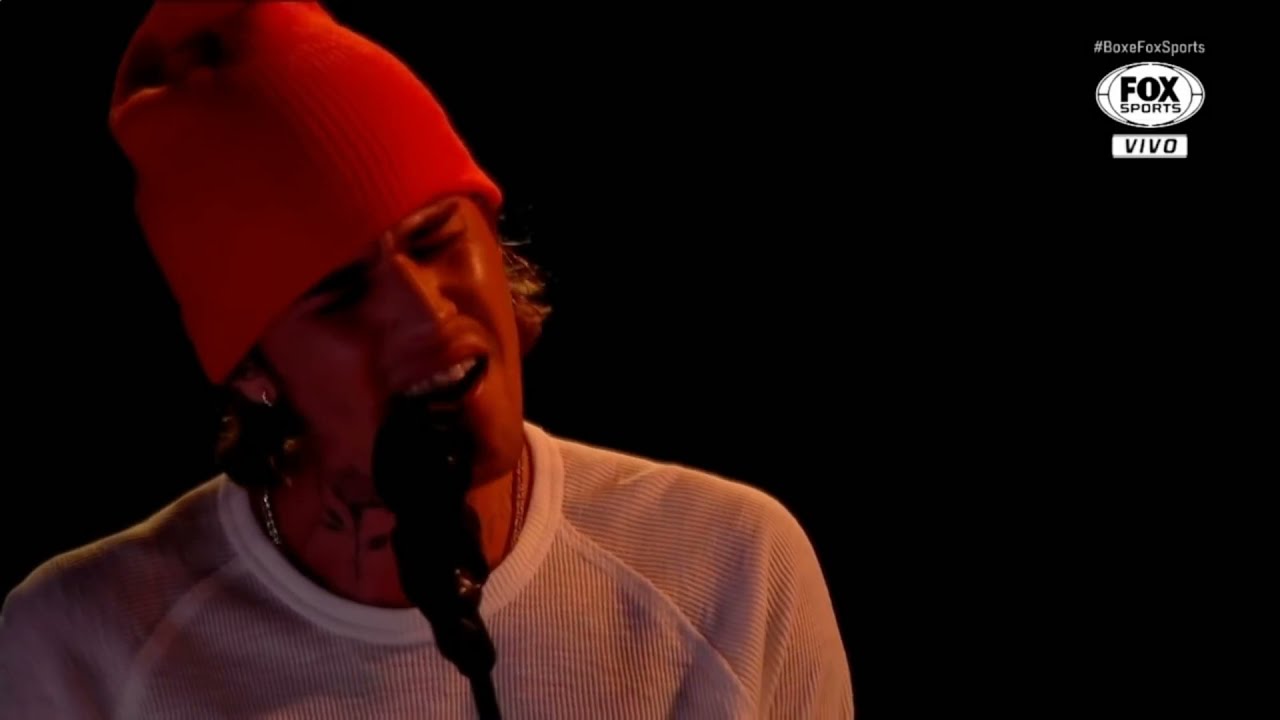 Justin Bieber - Peaches (Live Triller Fight Club)