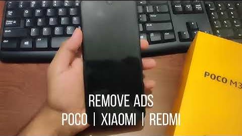 How to remove ads on POCO M3, POCO X3, POCO, Redmi and Xiaomi Phones