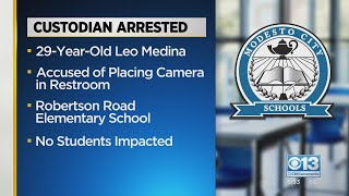 Modesto School Custodian Accused Of Placing Hidden Camera In Staff Bathroom