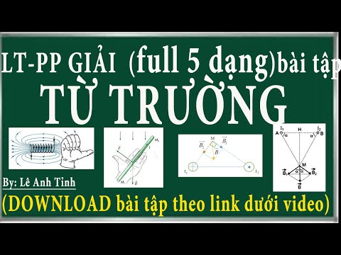 Video Full các dạng bài tập từ trường của dòng điện thẳng,... - youtube