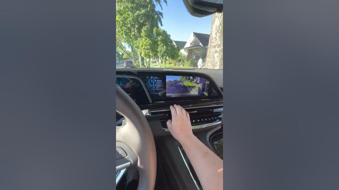 2023 Cadillac Escalade back up camera guidance lines YouTube