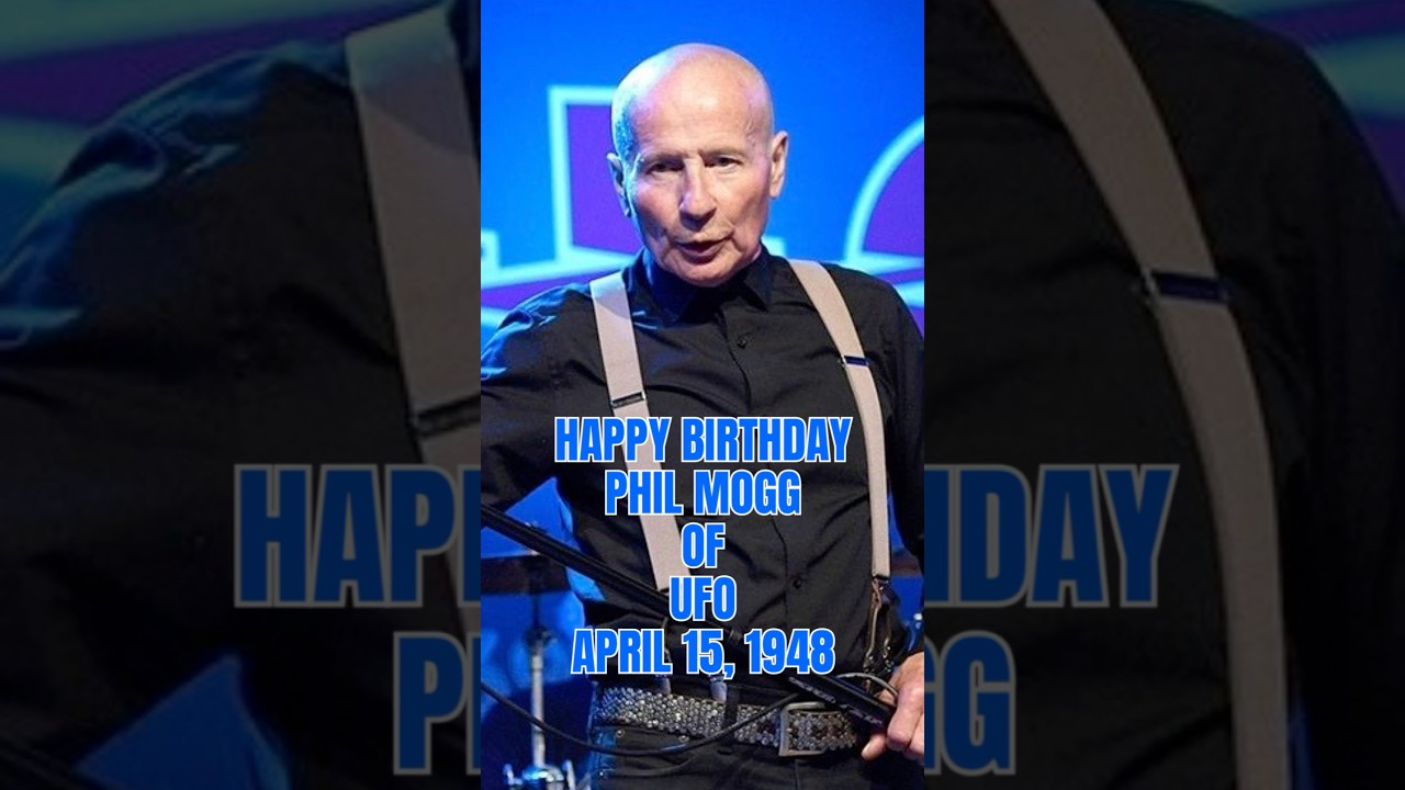 Happy Birthday UFO singer Phil Mogg born on this day April 15, 1948 today he is 77. 