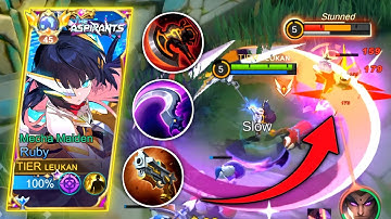 RUBY RECOMMENDED BUILD IN SOLO RANKED MYTHICAL GLORY!🔥RUBY BEST BUILD 2023