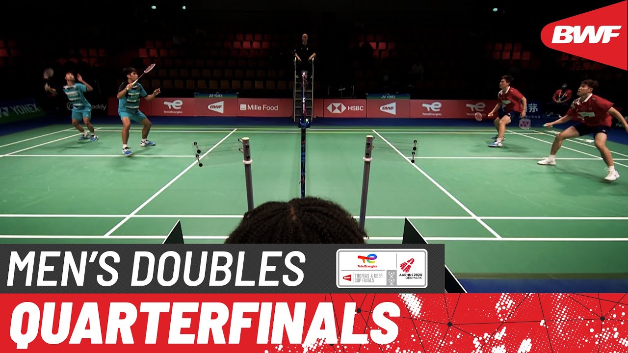 BWF Thomas Cup Jomkoh/Kedren (THA) vs He/Zhou (CHN) QF