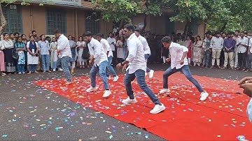 FLASHMOB BOYS | SWAGATH 2K25 | DEPT OF POLITICAL SCIENCE & PUBLIC ADMINISTRATION, ANDHRA UNIVERSITY 