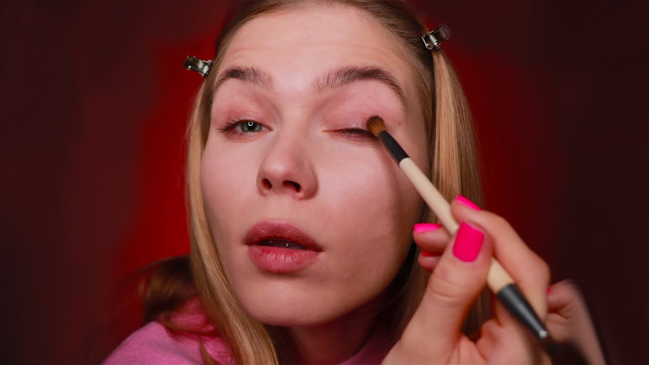 ASMR You are My Mirror. Pre-filming Routine (Makeup & Hair brushing)