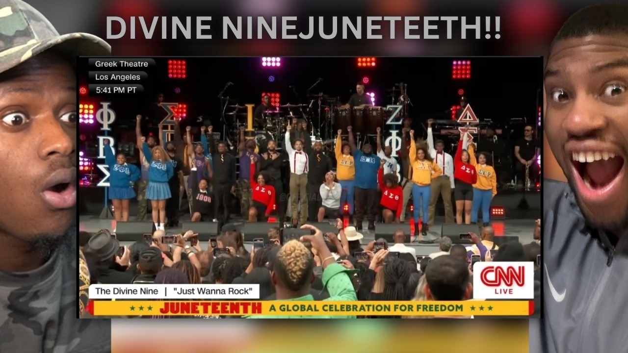 🇬🇧BRITS REACTS TO - Divine 9 segment of CNN Juneteenth Celebration!!