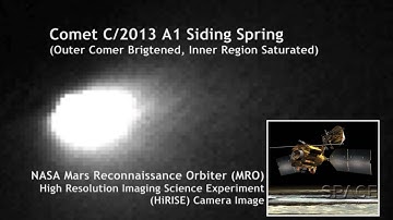 Comet Imaged From Mars