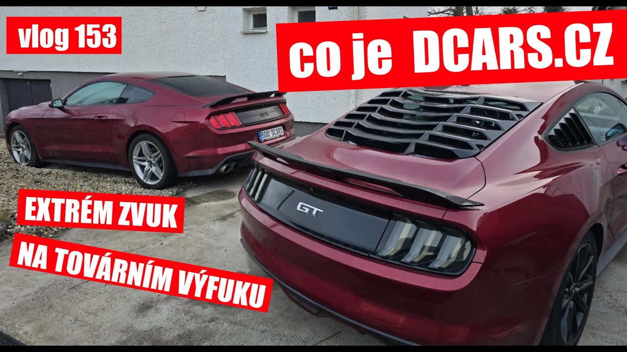 DCars.cz seznámení s novým projektem | Ford Mustang V8 upravuju sériový výfuk na masaker