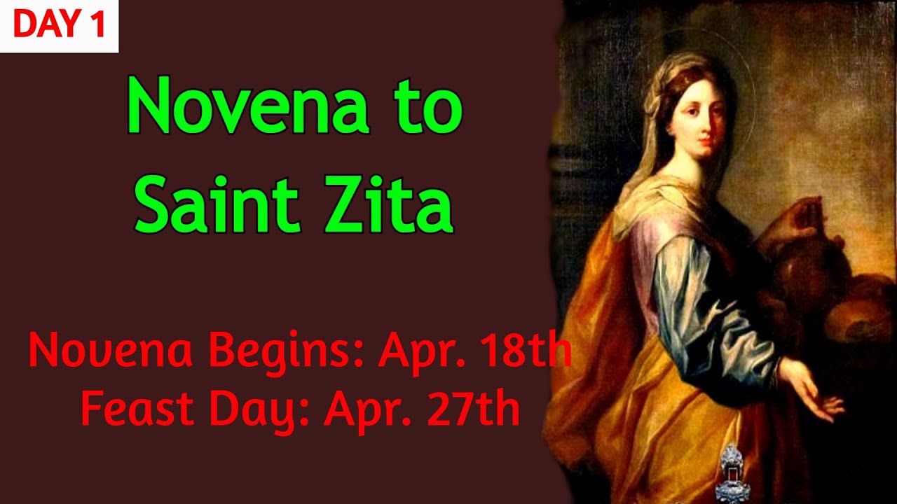 NOVENA TO ST. ZITA OF LUCCA DAY 1 YouTube
