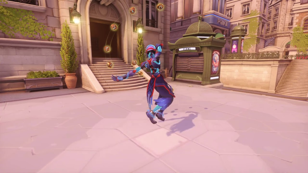 Zenyatta Dance Emote with ZenNakji Skin ingame (Overwatch League)(PS4