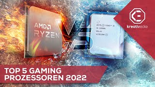 DIE Top 5 BESTEN GAMING Prozessoren 2022! Intel VS AMD! Schaut dieses Video vor dem CPU Kauf!