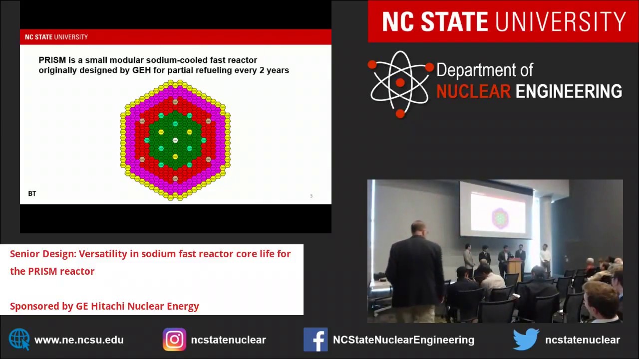 2018 Senior Design:  Versatility in sodium reactor core life for the PRISM reactor