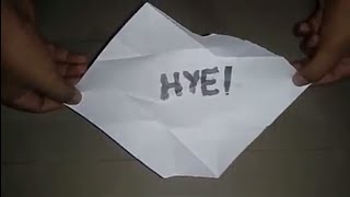 Origami EXPLODING ENVELOPE (Jeremy Shafer)