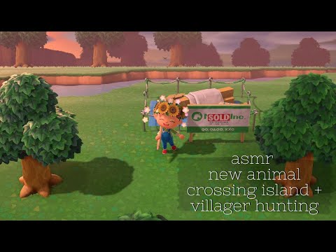 ASMR New Animal Crossing Island + Villager Hunting PT. 1
