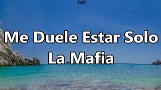 Me Duele Estar Solo (Letra/Lyrics) La Mafia / Porque me duele estar sólo aunque sea mi destino