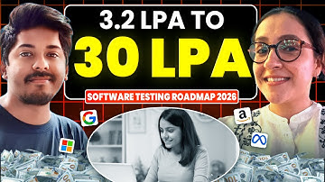 3.2 LPA to 30+ LPA as SDET| Software Testing Roadmap for 2026- Crack High Paying Jobs in 2026